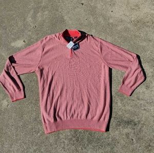 Charleston‎ Threads Mens 1/4 Zip Sweater L/S XXL